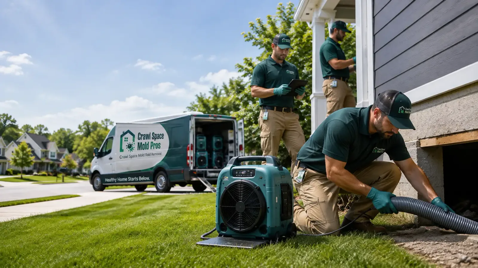 Crawl Space Mold Removal in Los Molinos, CA